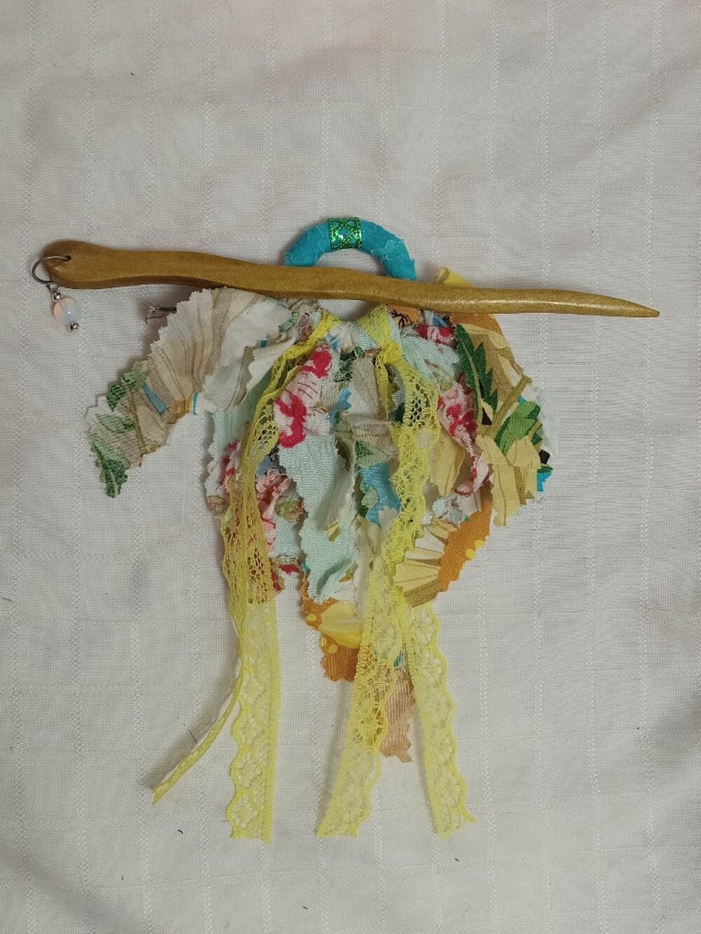 Round dreads or hair wrap/boho bun extension/Hair clip/Hair atebas & pic